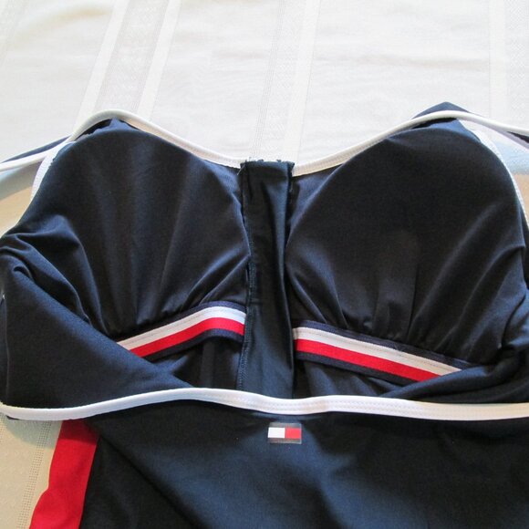 Tommy Hilfiger Seamed One-Piece Zip-Up Swimsuit NWT Sz XL - Picture 12 of 12